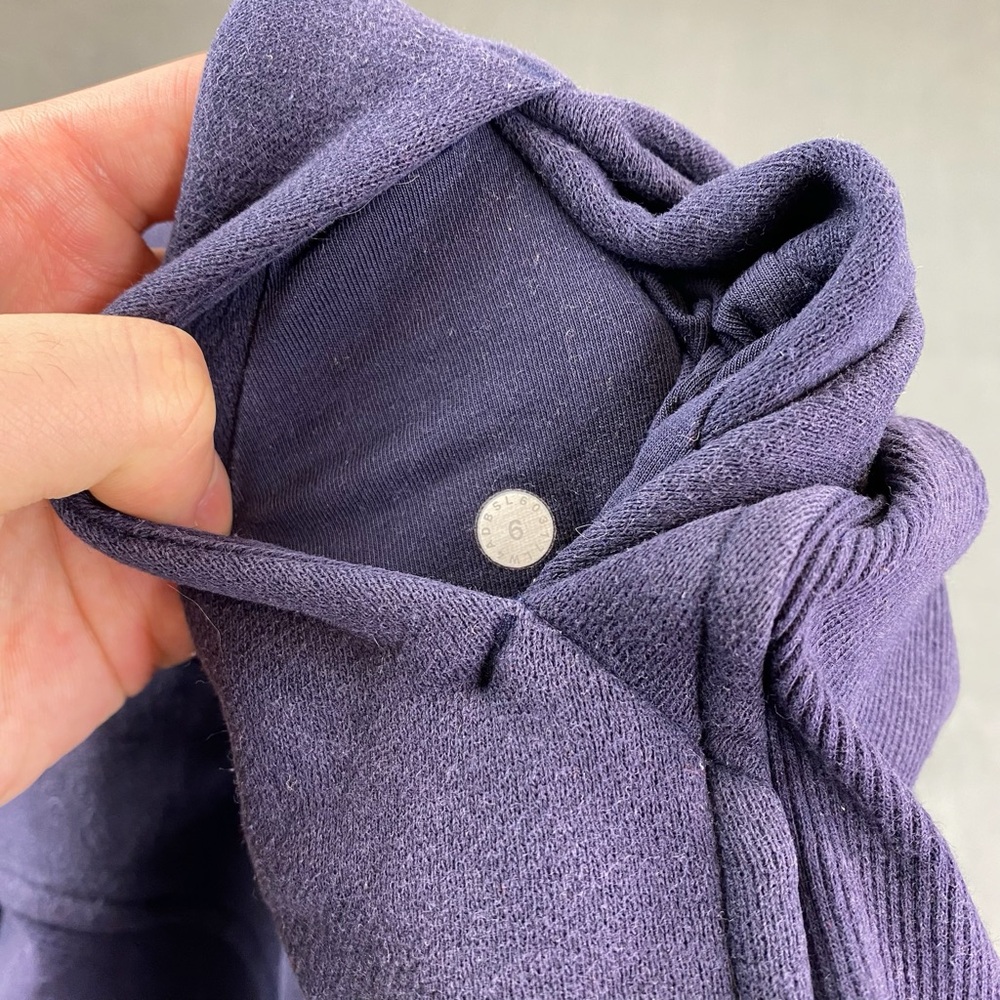 Lululemon‎ Hoodie Purple Full Zip Athletic Womens Size 6 - Picture 2 of 9